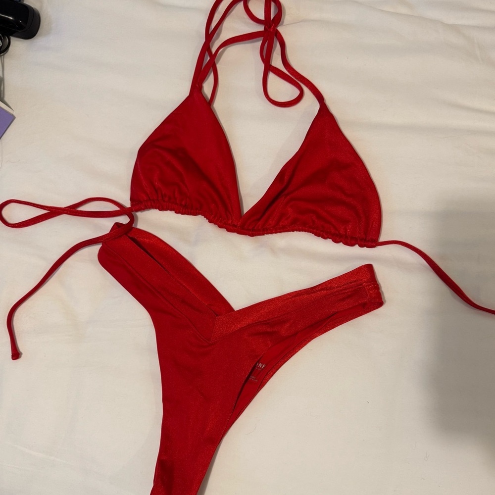Oneone Swim Red Bikini Set